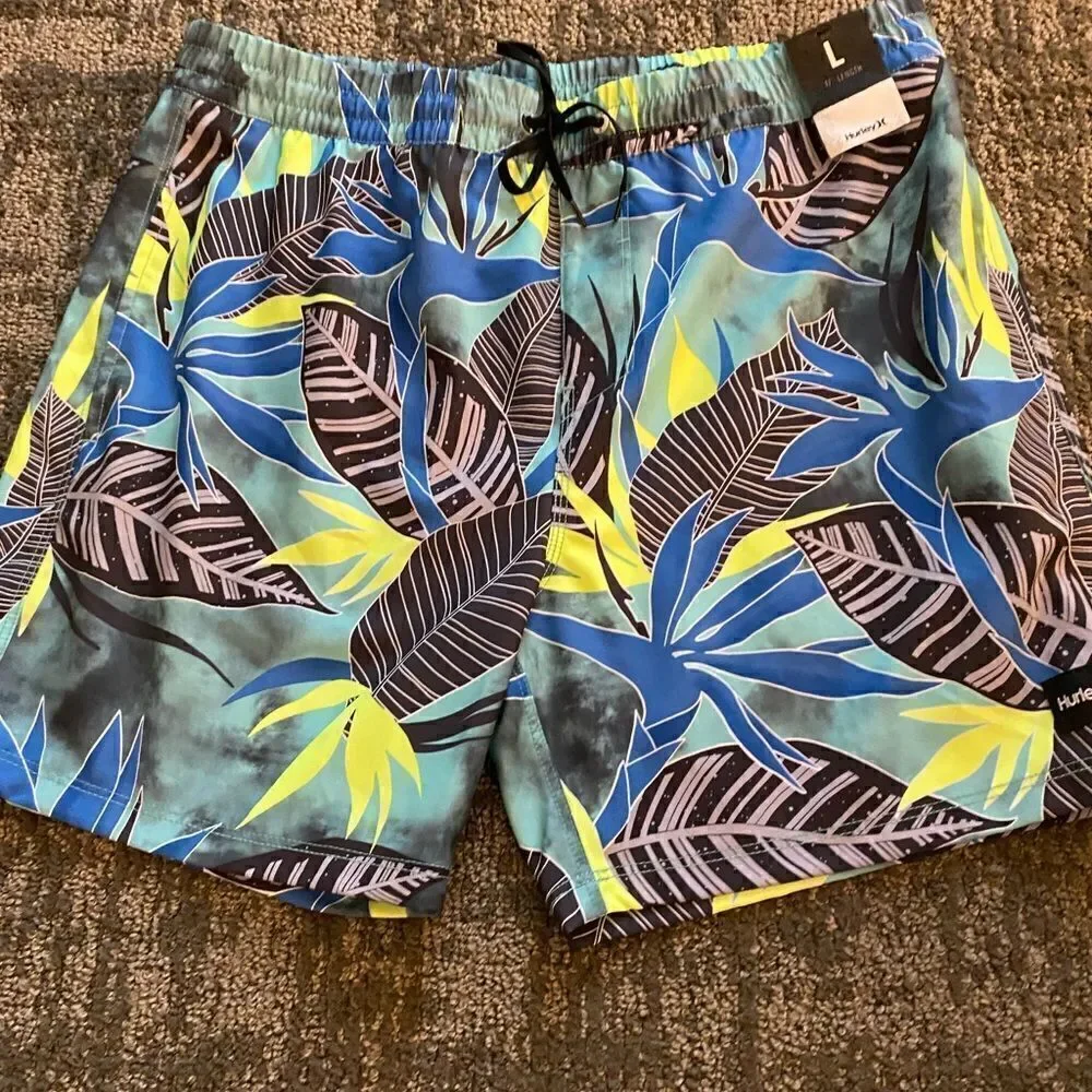 Hurley Men's Bird Rock Volley 17” Board Shorts